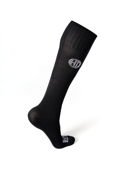 Men Cushioned (20mmHg-30mmHg) Socks(Black)