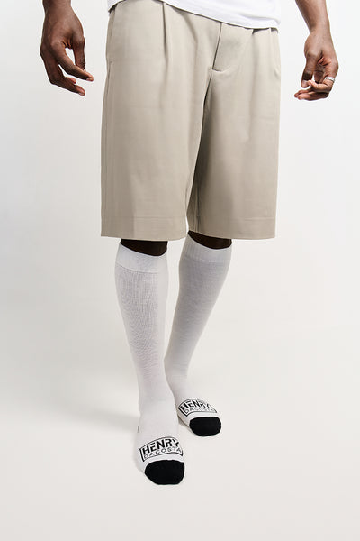 Men Non- Cushioned 20mmHg-30mmHg White