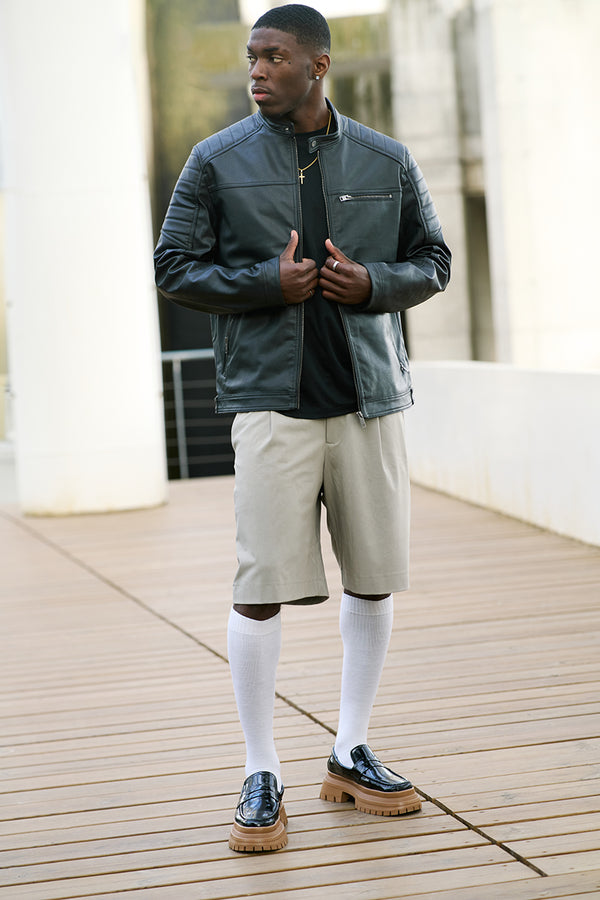 Men Non- Cushioned 15mmHg-20mmHg White